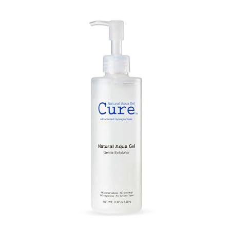Cure Aqua Gel - Gentle Body and Face Exfoliator - Targets