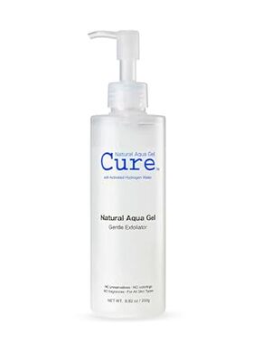 Cure Aqua Gel - Gentle Body and Face Exfoliator - Targets