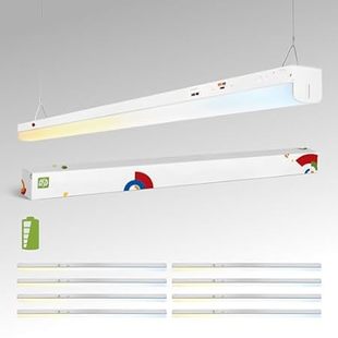 Linear Strip Emergency 4ft Bat with LED Fixture ASD Light
