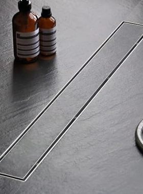 Sharpeye 24 Inch Linear Shower Drain with Tile Insert Gra