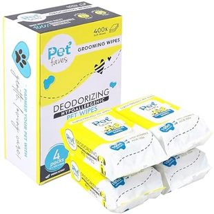 Pet Faves Dog Wipes for Cleaning and Deodorizing | Hypoal