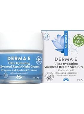 DERMA-E Hydrating Night Cream – Overnight Face Moisturize