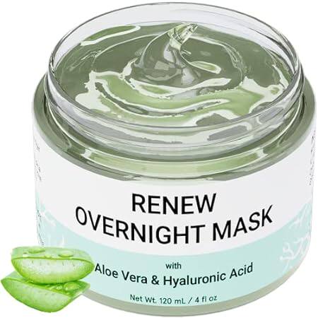 Doppeltree RENEW Overnight Facial Mask with Aloe Vera Gel