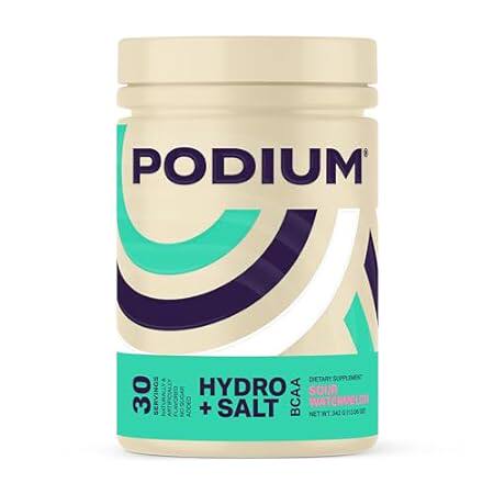 Podium Nutrition， Instantized BCAA Powder， Hydro and Salt