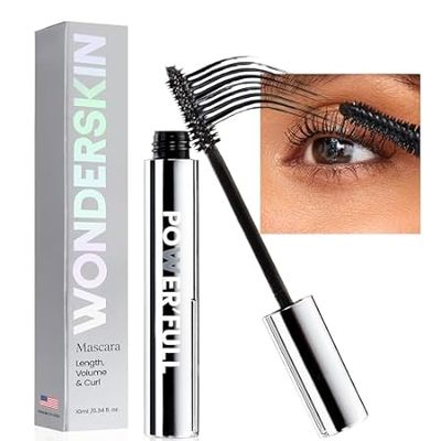 Wonderskin Mascara - Black Mascara for Volume， Length， an