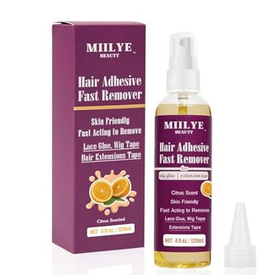 Hair Adhesive Fast Remover 4oz/120ml， Tape in Extension R