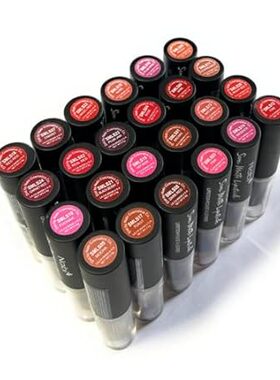 24 Colors Nabi Semi Matte Lipstick Set， Smooth Applicatio