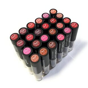 24 Colors Nabi Semi Matte Lipstick Set， Smooth Applicatio