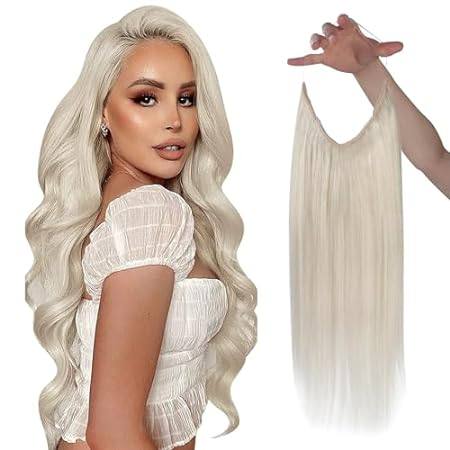 Sunny Wire Human Hair Extensions 100g Platinum Blonde Hum