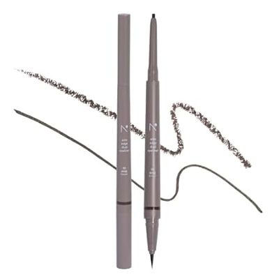Eyeliner Slim Edge Dual-Tip (02 brown) | Smudge/Water Pro