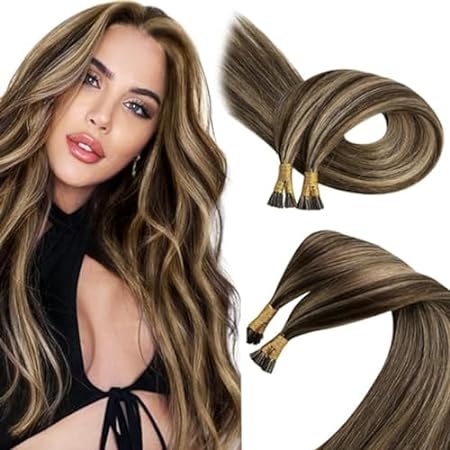 Sunny Itip Human Hair Extensions Brown I Tip Hair Extensi
