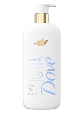 Dove Fragrance Free Body Wash Ultra Sensitive Gentle all-