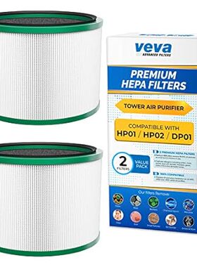 VEVA Premium HEPA Replacement Filter 2 Pack Compatible Wi