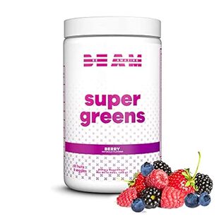 BEAM be Amazing Super Greens Powder with Prebiotics， Dige