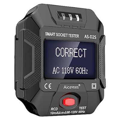 Aicevoos Outlet Tester Electrical GFCI Trip Tester Recept