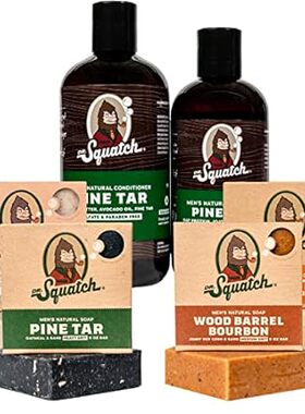 Dr. Squatch Natural Bar Soap FOREST Expanded Pack For Men