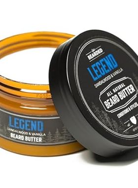 Live Bearded: Beard Butter， Made in USA - Legend， 3oz - B