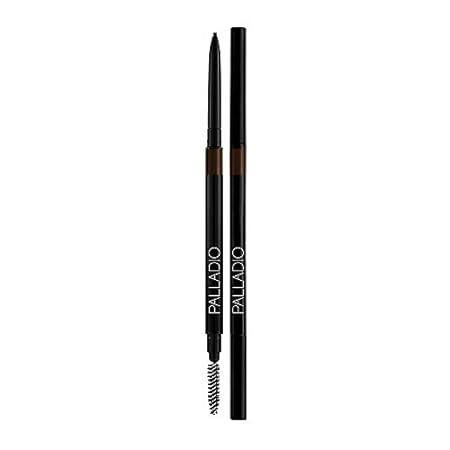 Palladio Beauty Brow Definer Pencil， Black Brown， Ultra P