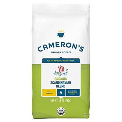 Cameron's Coffee Roasted Whole Bean Coffee， Scandinavian