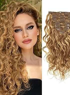 Loxxy Clip in Human Hair Extensions #27 Strawberry Blonde