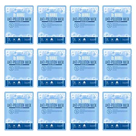 Soo Ae O2 BUBBLE Anti-pollution Face Mask [12 Count] Oxyg