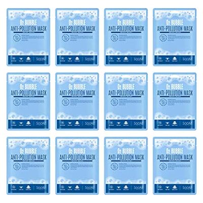 Soo Ae O2 BUBBLE Anti-pollution Face Mask [12 Count] Oxyg
