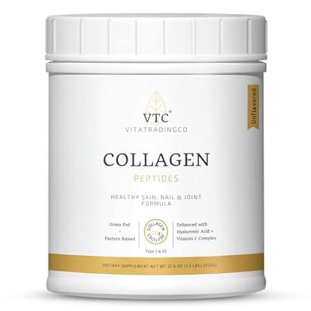 VitaTradingCo. Grass-Fed Collagen Peptides plus Hyaluroni