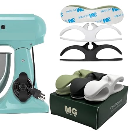 6-Pack Cord Organizer for Kitchen Appliances - Cord Holde