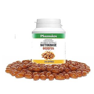 PHARMAKON Nattokinase， Bioavailable Soft Capsules， Organi