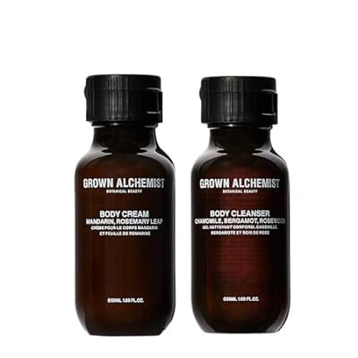 Grown Alchemist Body Cleanser and Body Cream DUO Travel K