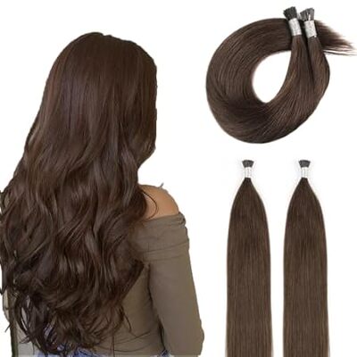 ABH AmazingBeauty Hair Real Human Hair I Tip Hair Extensi