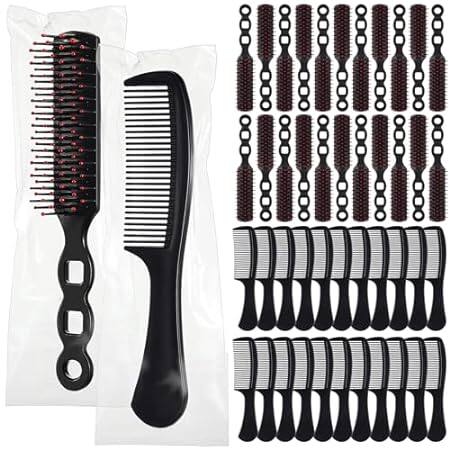 96 Pcs Hair Brush Combs Set in Bulk for Homeless Individu