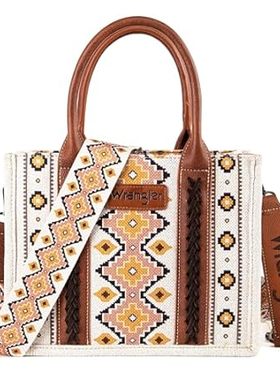Wrangler Aztec Tote Bag for Women Boho Shoulder Purses an