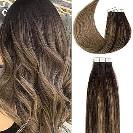 Lacer Balayage Tape in Hair Extensions Human Hair Natural