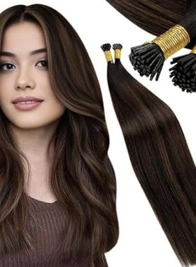 LaaVoo Real Itip Hair Extensions Balayage I Tip Human Hai