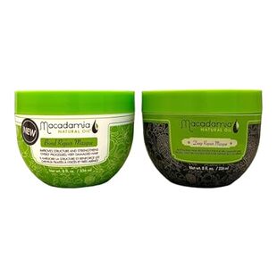 Macadamia Natural Oil Repair Duo hair masks - bond and de