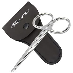 Facial Steel Hair Scissors Sciss Rounded Safety Stainless