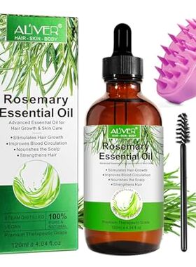 Organic Rosemary Oil for Hair Growth 4.04 Fl Oz with Scal