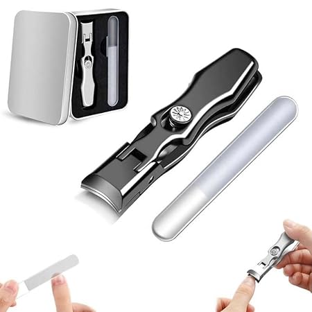 Lux German Grip Nail Clippers for Men， Stainless Steel Na