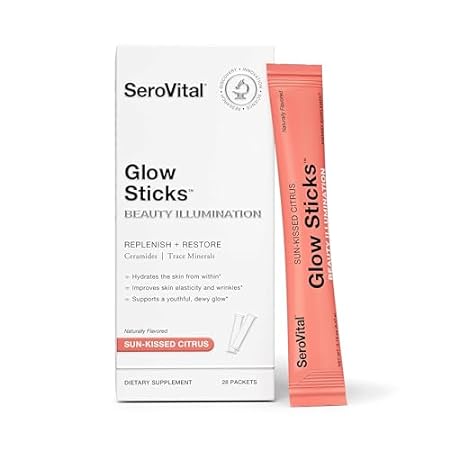 Serovital Glow Sticks Beauty Powder Improves Skin with Ce