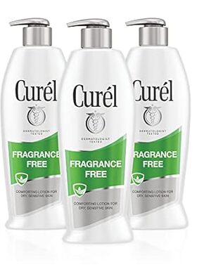 Curel Fragrance Free Body Lotion， Unscented Dry Skin Mois