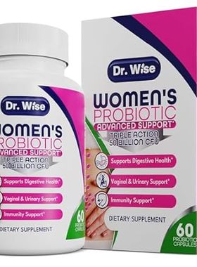Dr. Wise Women's Probiotic 50 Billion CFU - Triple Action