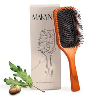 Comb Brush For Hair Paddle Women Wooden