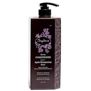 Saphira Divine Curly Conditioner， Sulfate-Free， Paraben-F