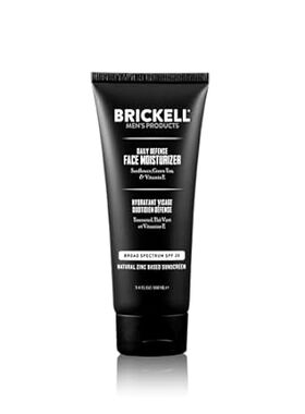 Brickell Men's Daily Defense Face Moisturizer for Men， Na