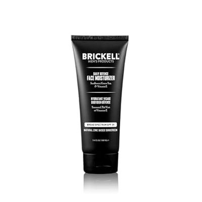 Brickell Men's Daily Defense Face Moisturizer for Men， Na