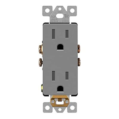 LIDER Matte Finish Decorator Receptacle with Interchangea