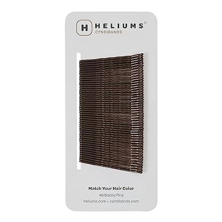 Heliums Bobby Pins - Darkest Brown - 2 Inch Wavy Hair Pin