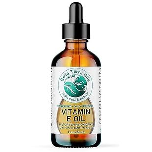 Bella Terra Oils - Organic Vitamin E Oil 4 oz - Strongest