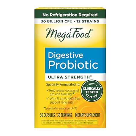 MegaFood Digestive Probiotic - 12 Strain Vegetarian Probi